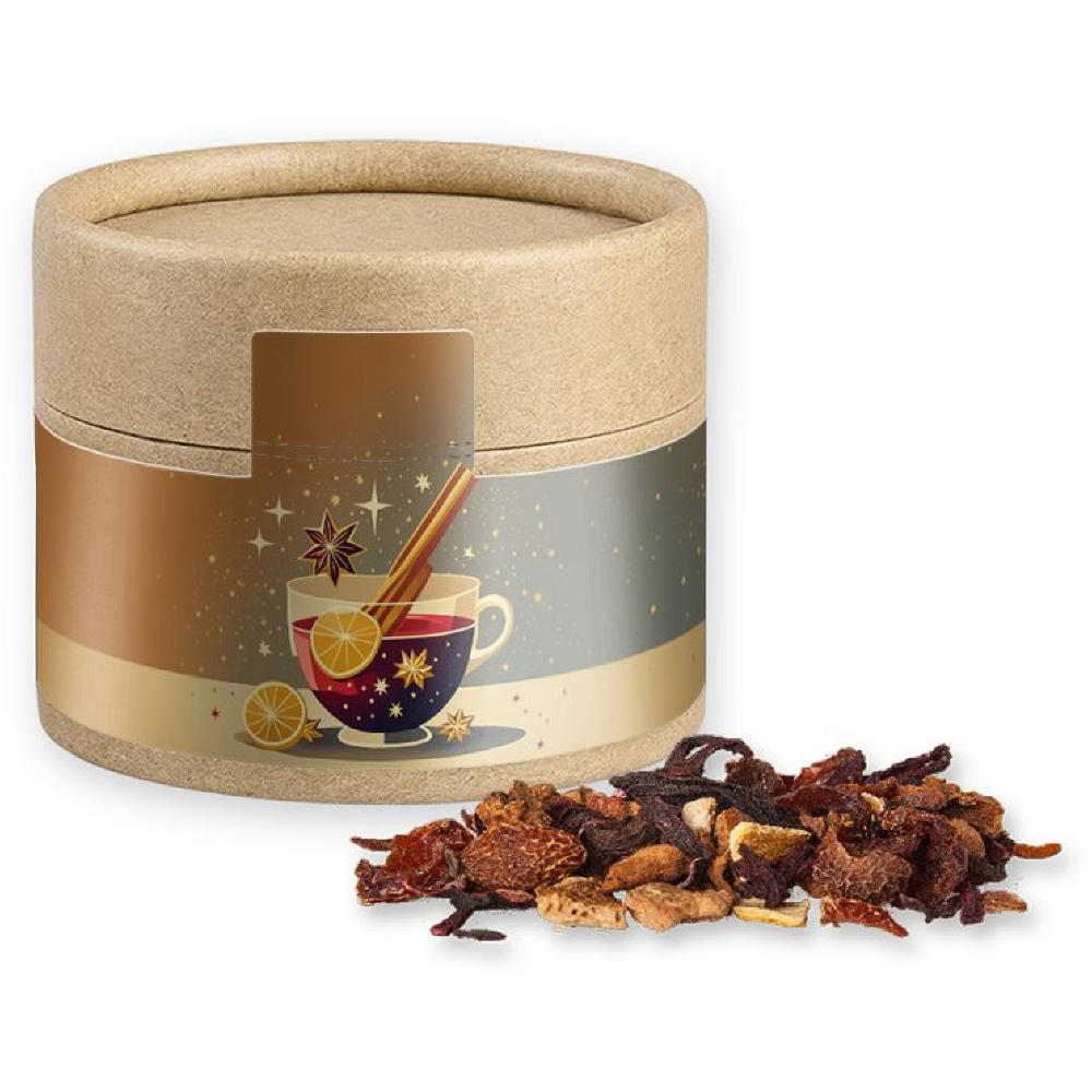 Product image Glühweingewürz fein, ca. 25g, Kraftpapierdose Mini Werbeartikel