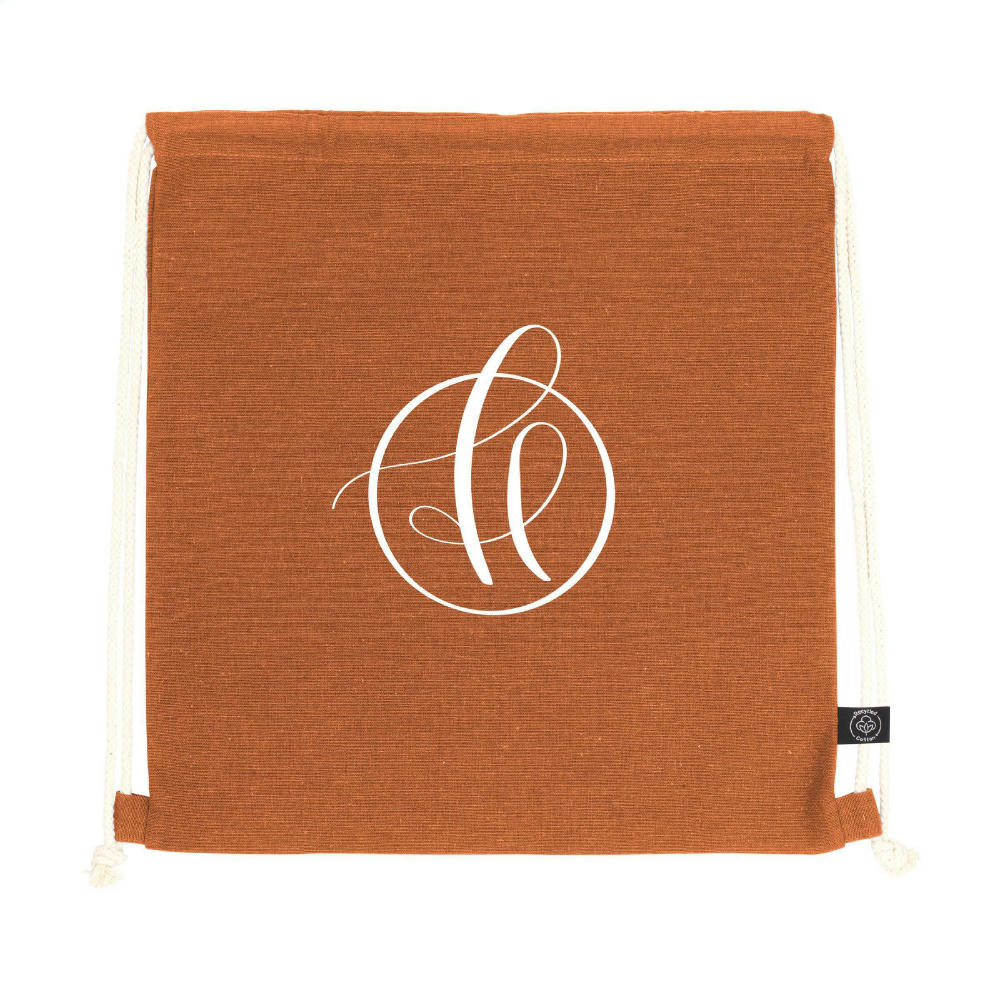 PromoColour GRS Recycled Cotton Backpack (150 g/m²) Werbeartikel