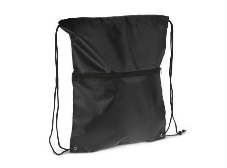 Product image Kordelzugtasche 210T R-PET mit Reißverschluss bedrucken