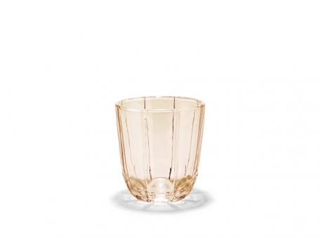 Holmegaard Lily Wasserglas 32 cl toffee rose 2 Stck Werbeartikel