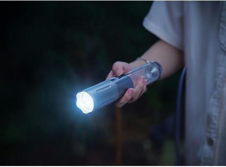 Wiederaufladbare 2-in-1 Laterne / Taschenlampe 'Corell' Werbeartikel