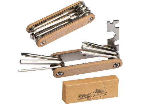 Product image Fahrradwerkzeug mit Holzschalen Werbeartikel