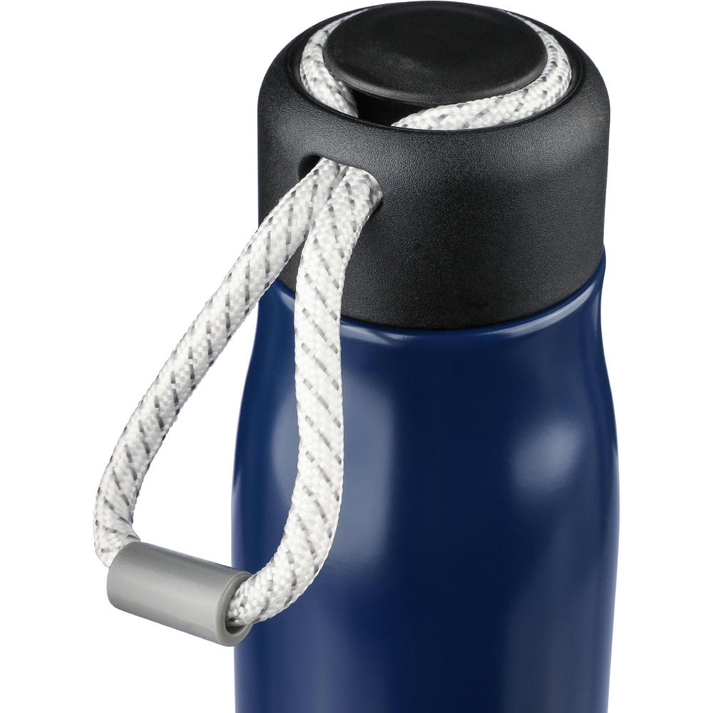 Doppelwandige Trinkflasche aus recyceltem Edelstahl (500 ml) Solene Werbeartikel
