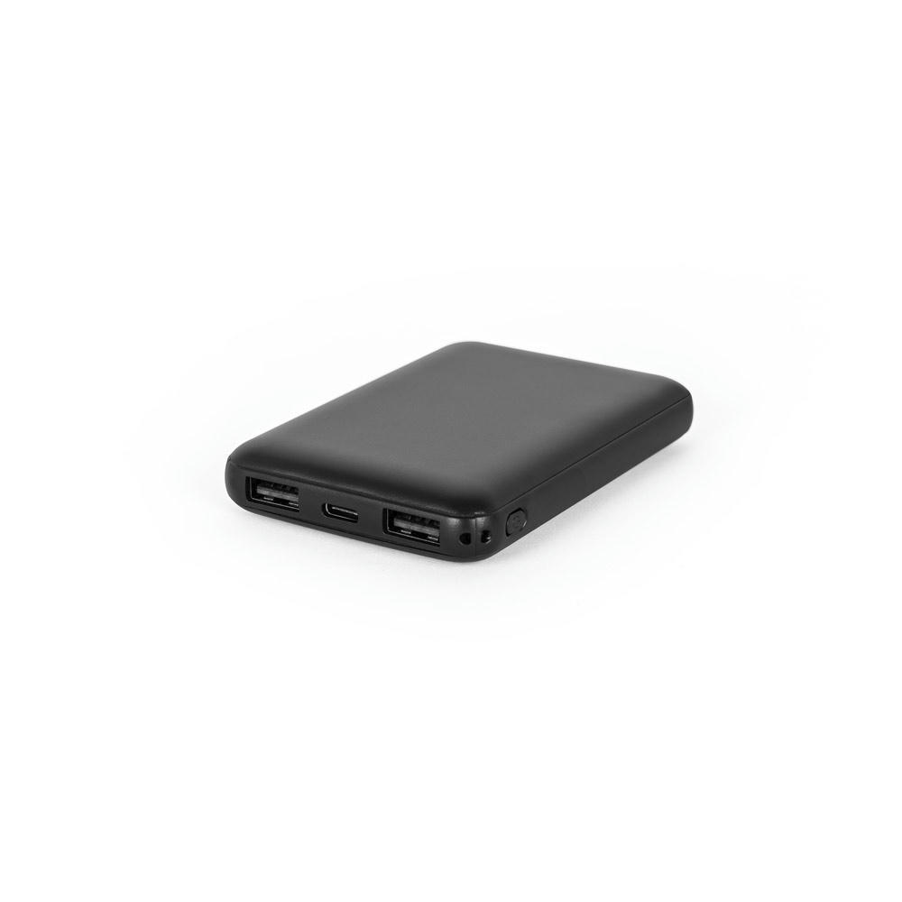 LEAKEY 5. Powerbank 5'000 mAh aus recyceltem ABS (100% rABS) Werbeartikel