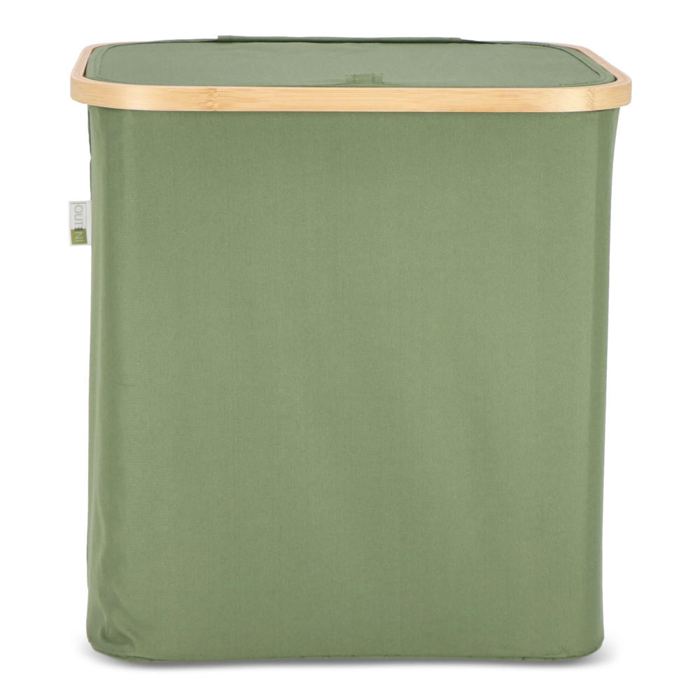 InSideOut faltbarer Korb mit Deckel Sogne 40,5 x 33 x 42cm rPET Werbeartikel