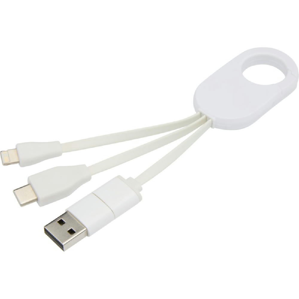 Product image Troop 4-in-1 Ladekabel aus recyceltem Kunststoff Werbeartikel