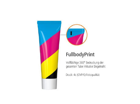 25 ml Tube - Handreinigungsgel (alk.) - FullbodyPrint Werbeartikel
