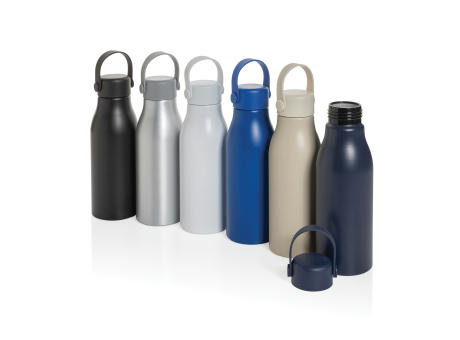 Pluto Flasche aus RCS-zertifiziert recyceltem Alu 680ml Werbeartikel