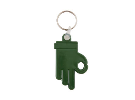 Product image Kunststoff Schlüsselanhänger OK Hand bedrucken