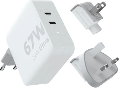 Xtorm XVC2067 GaN Ultra 67 W Reiseladegerät mit 100 W USB-C PD-Kabel Werbeartikel