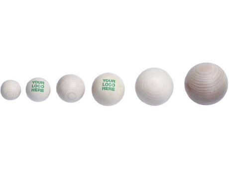Massageball aus Holz, 5cm, "Made in Europe" Werbeartikel