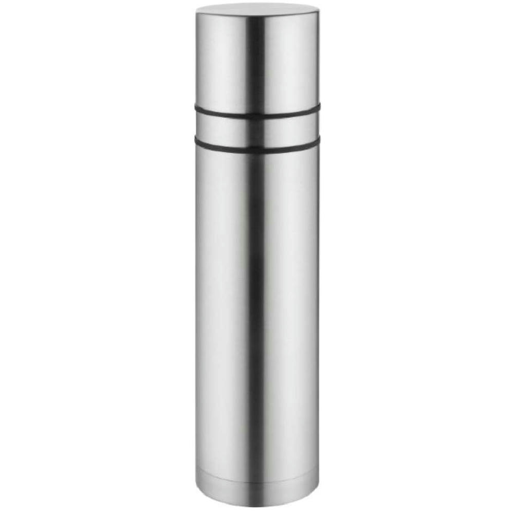 Product image Metmaxx® Thermoskanne "DoubleCupDesign" silber Werbeartikel