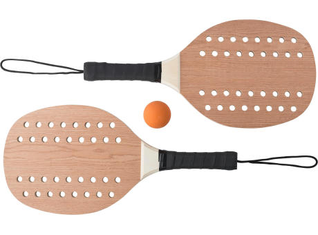 Product image Tennisset aus Rosenholz Sergio Werbeartikel