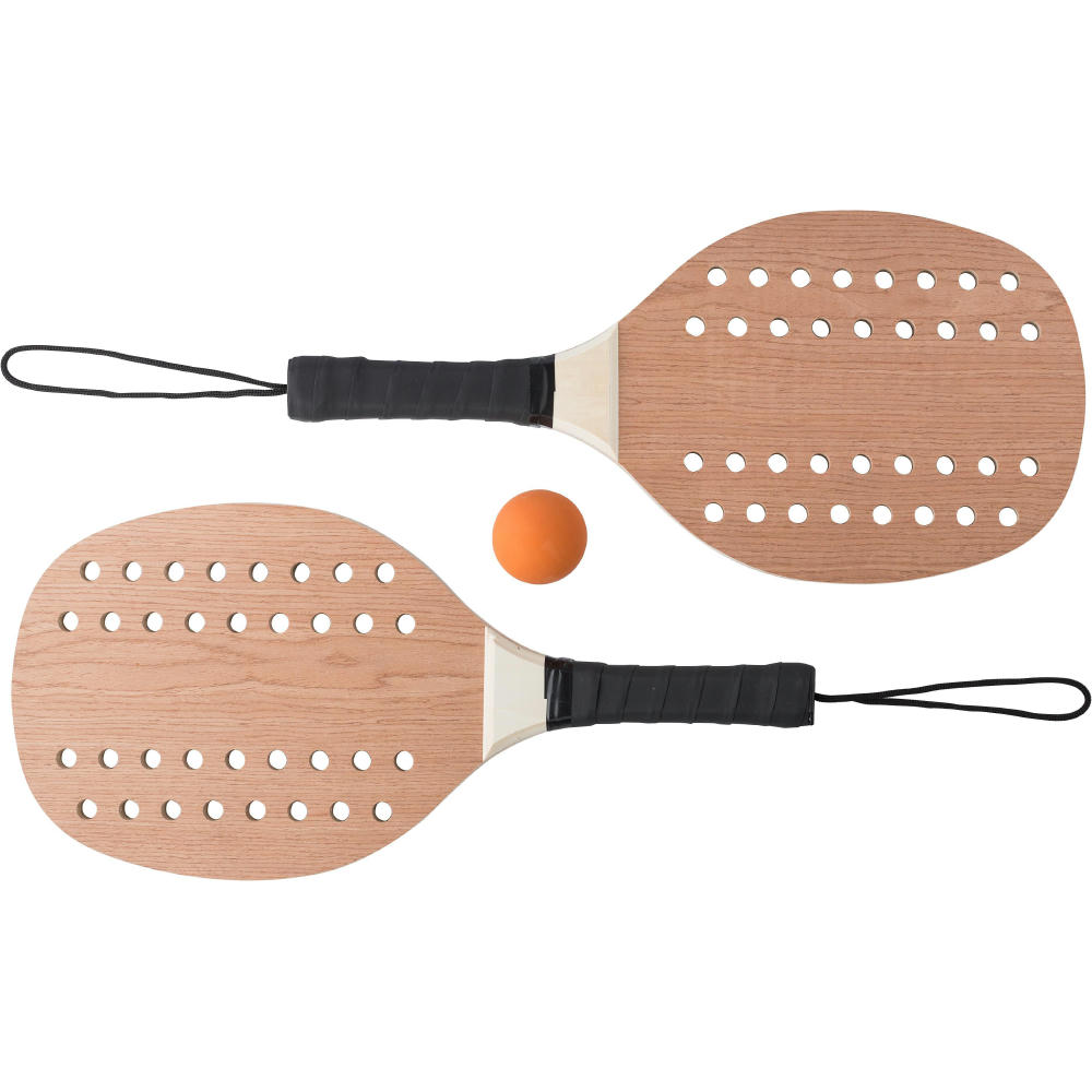 Product image Tennisset aus Rosenholz Sergio Werbeartikel