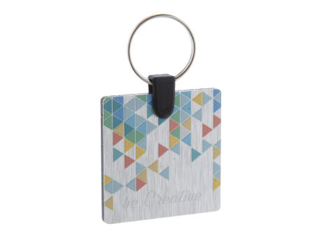 Schlüsselanhänger (quadratisch) Aluudy C bedrucken