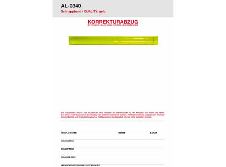 Schnappband QUALITY 30 cm lang bedrucken