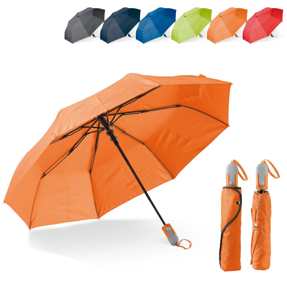 Product image Zusammenfaltbarer 22” Regenschirm mit automatischer Öffnung Werbeartikel
