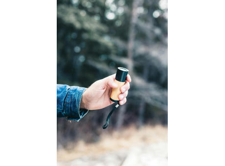 Bambus- und RCS-Recyclingplastiktaschenlampe Werbeartikel