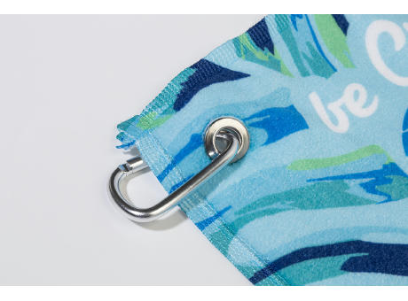 Sublimations-Golfhandtuch Birdie Werbeartikel