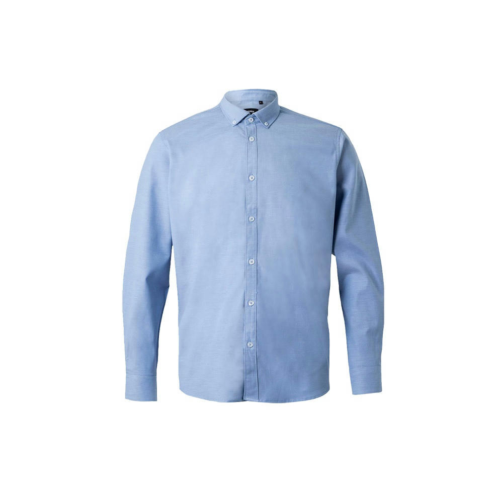 Product image VL PRITHVI MAN. Hemd Oxford (180 g/m²) für Herren, aus Baumwolle (50 %), Polyester (45 %) und Elasthan (5 %) Werbeartikel
