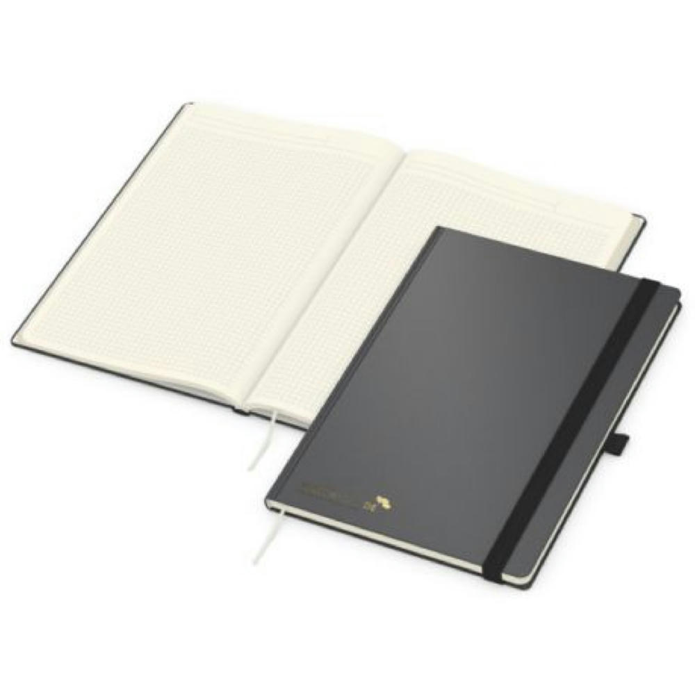 Product image Notizbuch Vision-Book Creme Bestseller inkl. Prägung Werbeartikel