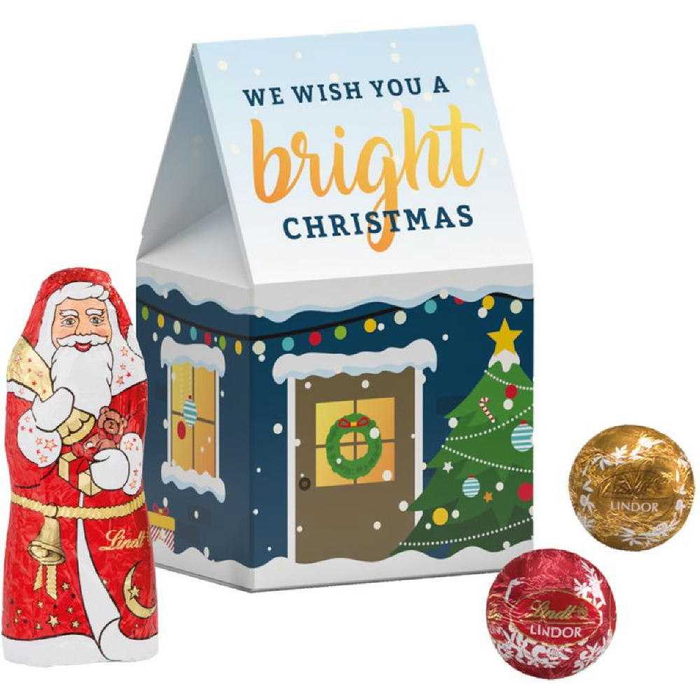 Standbodenbox Weihnachten Lindt Werbeartikel