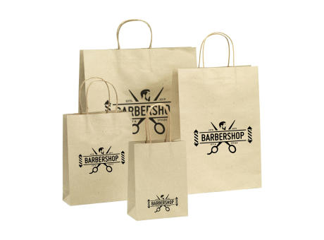 Leaf It Bag aus recyceltem Graspapier (120 g/m²) S bedrucken