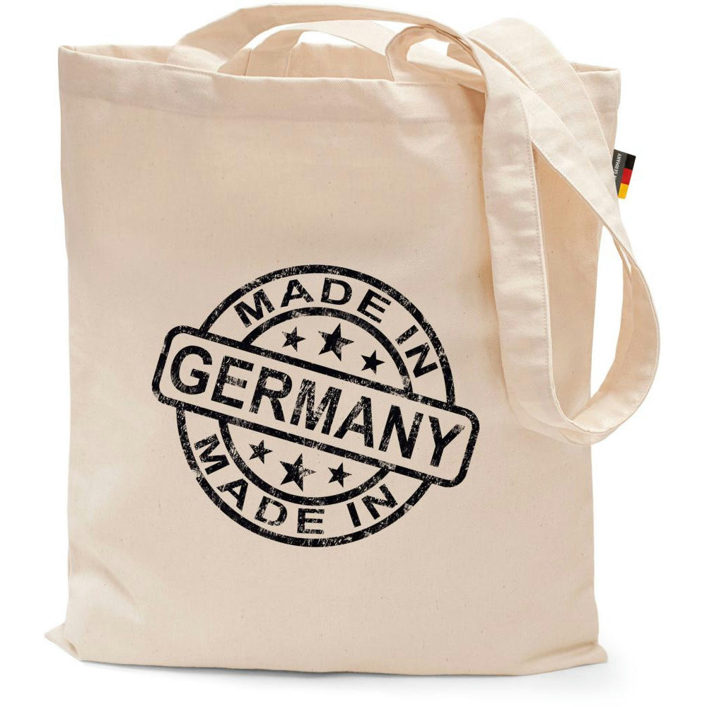 BREMEN – Baumwolltasche mit langen Henkeln (Made in Germany) Werbeartikel