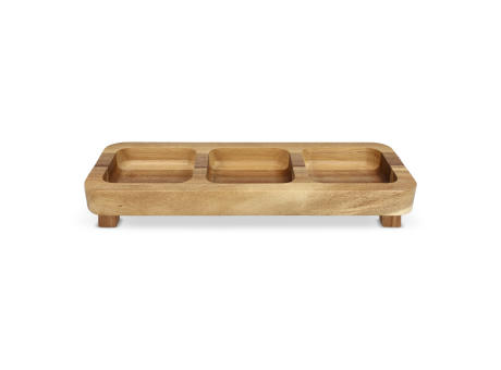 InSideOut Mini-Snacktisch aus Holz, 35cm Werbeartikel