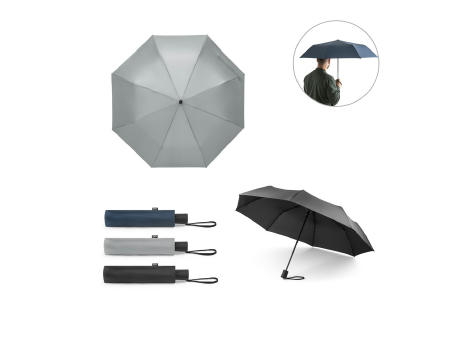 Product image CIMONE. Faltbarer Regenschirm aus recyceltem Polyester (100% rPET) 190T Pongé mit automatischer Öffnung Werbeartikel