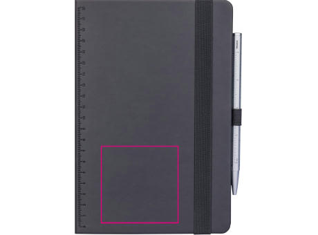 TROIKA Notizblock BLACK SLIMPAD A5 Werbeartikel