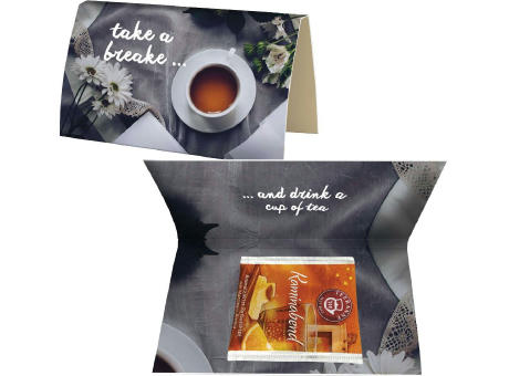 Product image Beuteltee Kaminabend, ca. 2g, Werbekarte A6 gefaltet Werbeartikel