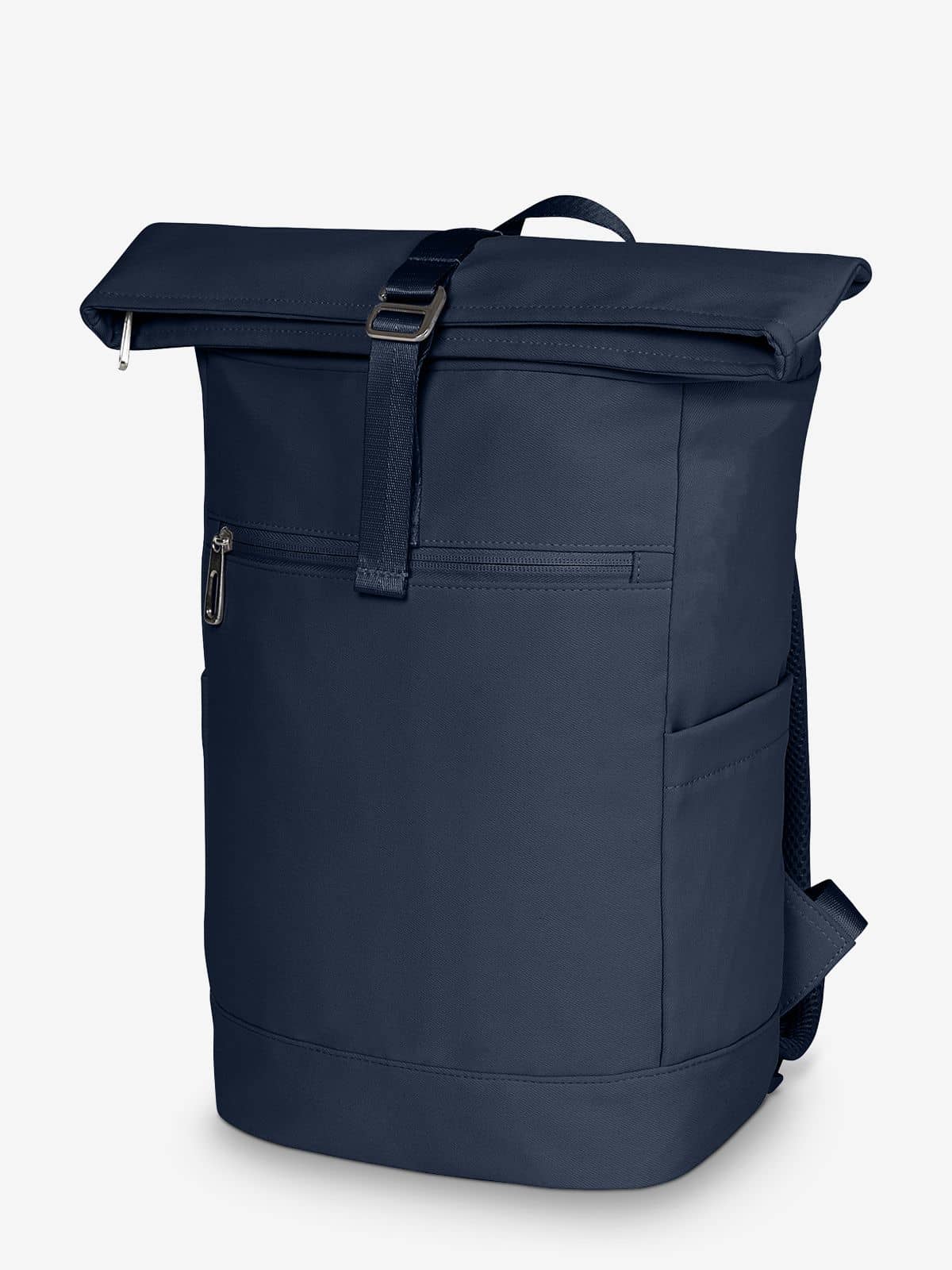 Marinefarbener Halfar Rucksack STAR S – klassischer Werbeartikel Rucksack mit Logo für Unternehmen