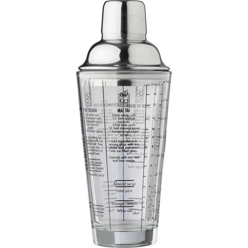Glas-Cocktailshaker (400 ml) Adela Werbeartikel