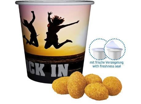 Product image Erdnüsse Paprika, ca. 30g, Snackbecher Mini Werbeartikel