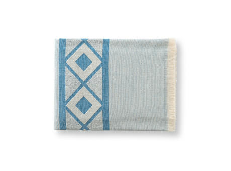 MALEK. Multifunktions- und Badetuch (350g/m²) aus Baumwolle (85%) sowie recycelter Baumwolle (15%), leicht und widerstandsfähig bedrucken