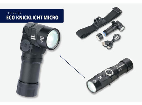 TROIKA Taschenlampe ECO KNICKLICHT MICRO Werbeartikel