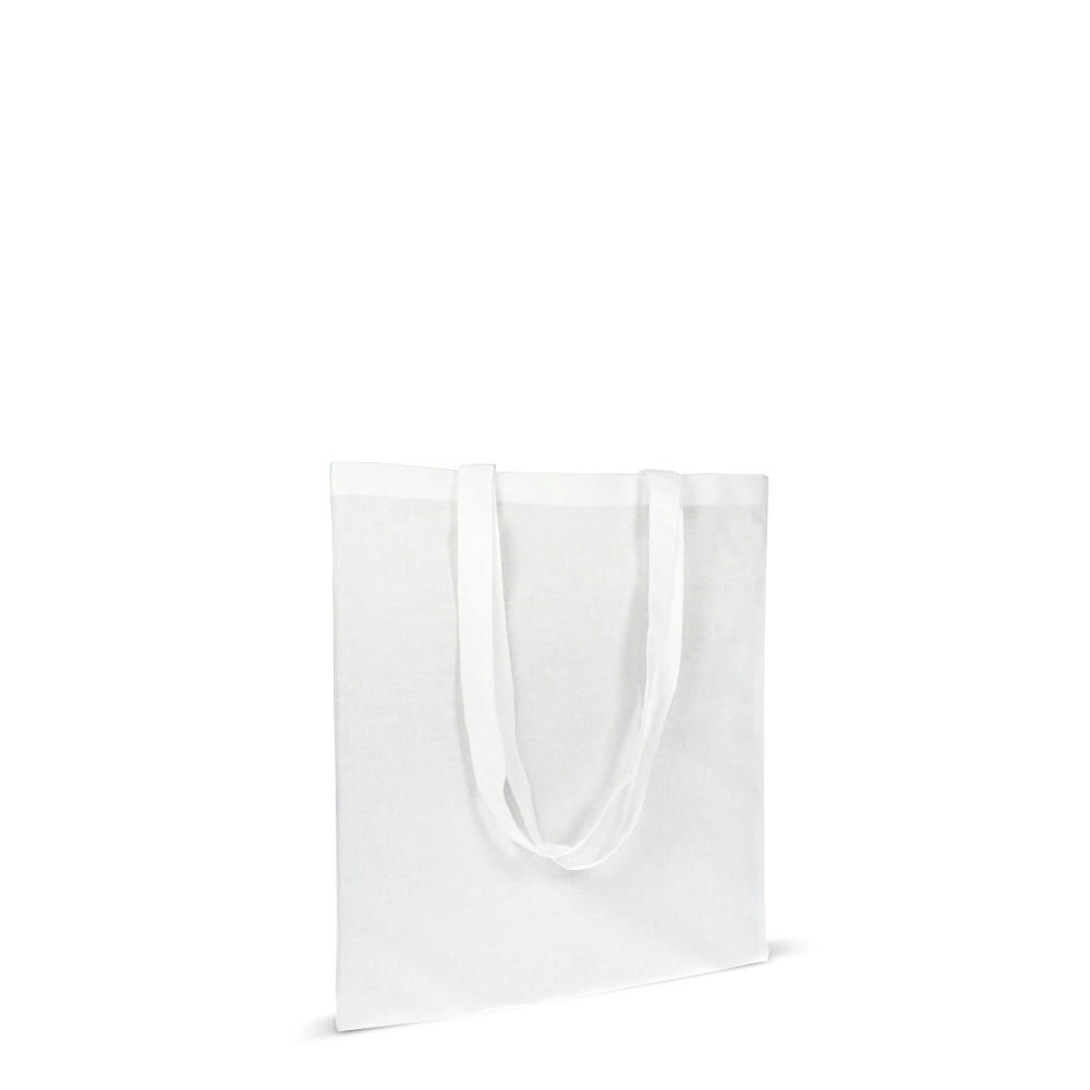 Tasche Bio-Baumwolle Farbe lang 140g/m² 38x42 cm Werbeartikel