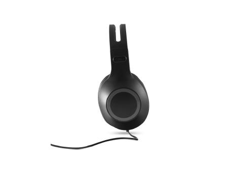 KILBY. Verstellbarer Kopfhörer mit Mikrofon aus ABS und PP Werbeartikel