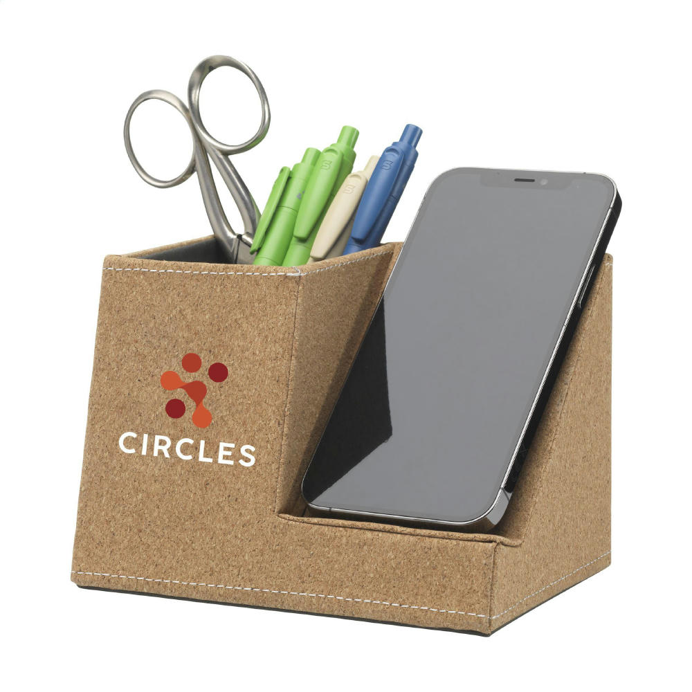 Product image Ecork Pen Holder Wireless Charger Stifthalter Ladegerät Werbeartikel