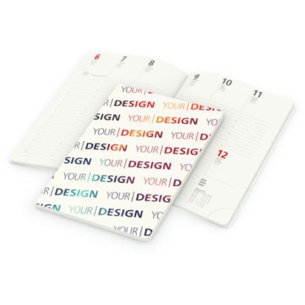 Wochenkalender Prestige-Flexx RECYCLING A5 Naturkarton-Softcover individuell Werbeartikel
