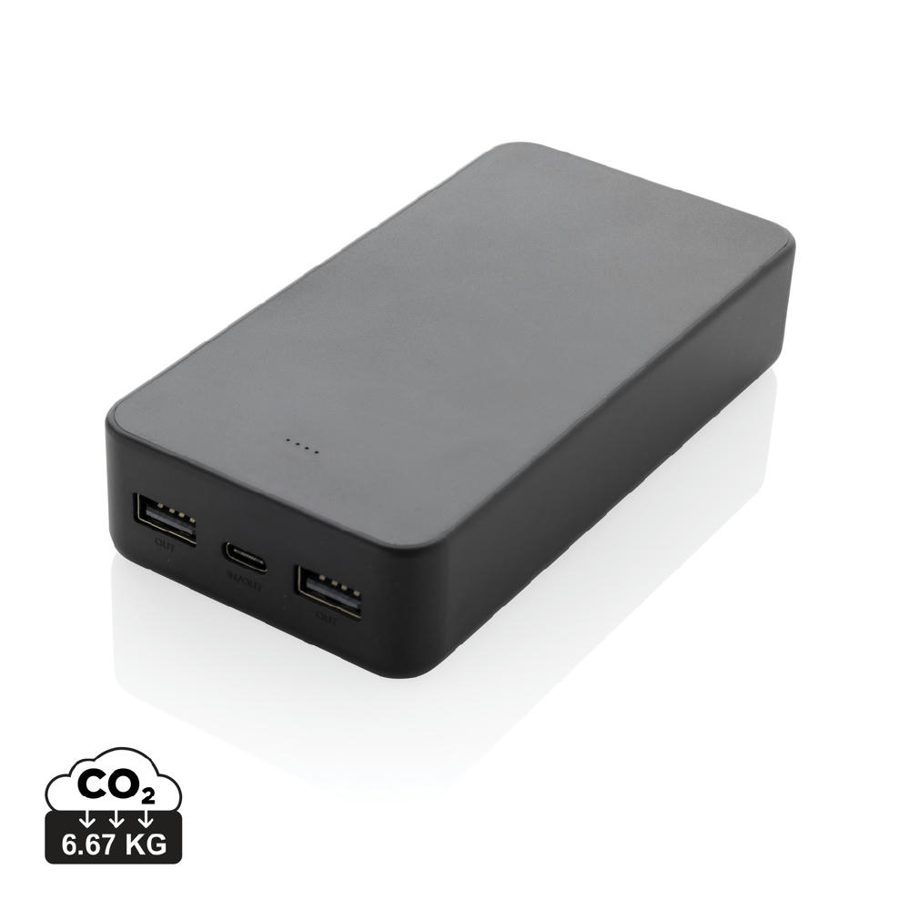Product image Boostcore 20.000mAh Powerbank aus RCS rec. Kunststoff Werbeartikel