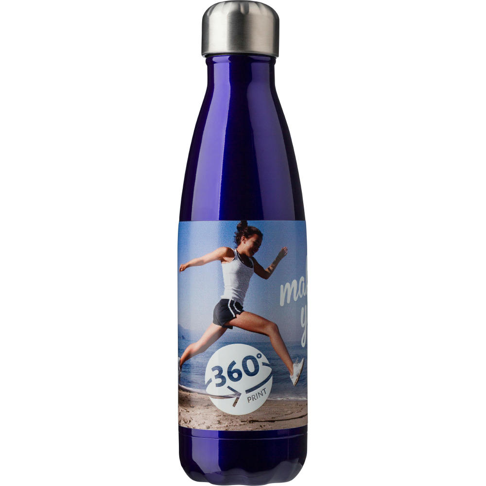 Doppelwandige Trinkflasche aus Edelstahl Lombok Werbeartikel
