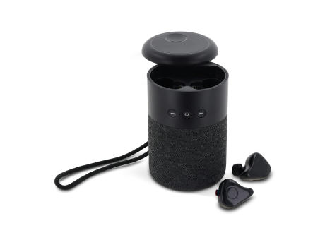 Product image Wireless speaker William with TWS earbuds Werbeartikel