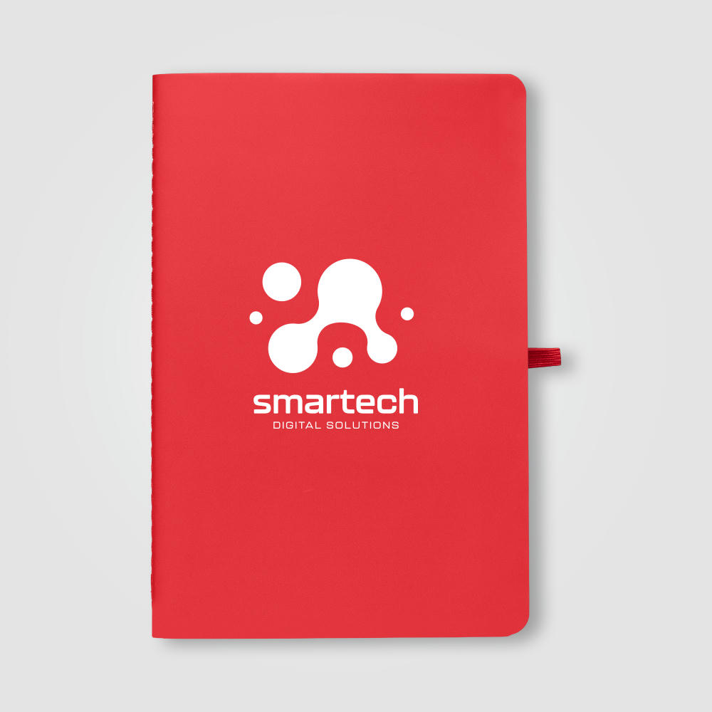 Monolith Notizbuch mit liniertem Steinpapier und Soft-Touch-Oberfläche - A5 Werbeartikel