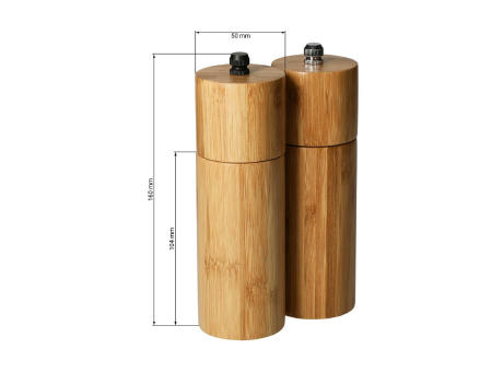 Salz- und Pfeffermühlen-Set "Grind" Werbeartikel