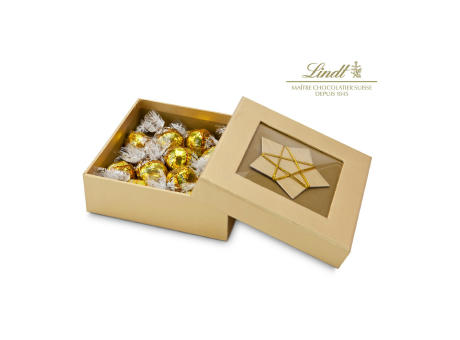 Product image Geschenkset / Präsenteset: Goldene Schachtel Werbeartikel