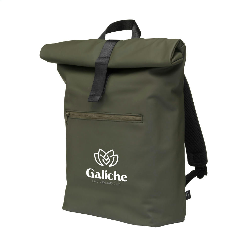Lennon RCS Recycled Roll-Top Backpack Rucksack Werbeartikel