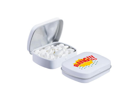 Product image Turbo Mini-Klappdeckeldose mit Pfefferminz Werbeartikel