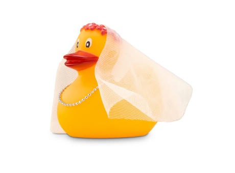Product image Werbeente Bonnie Braut Mini, ca. 6 cm Werbeartikel